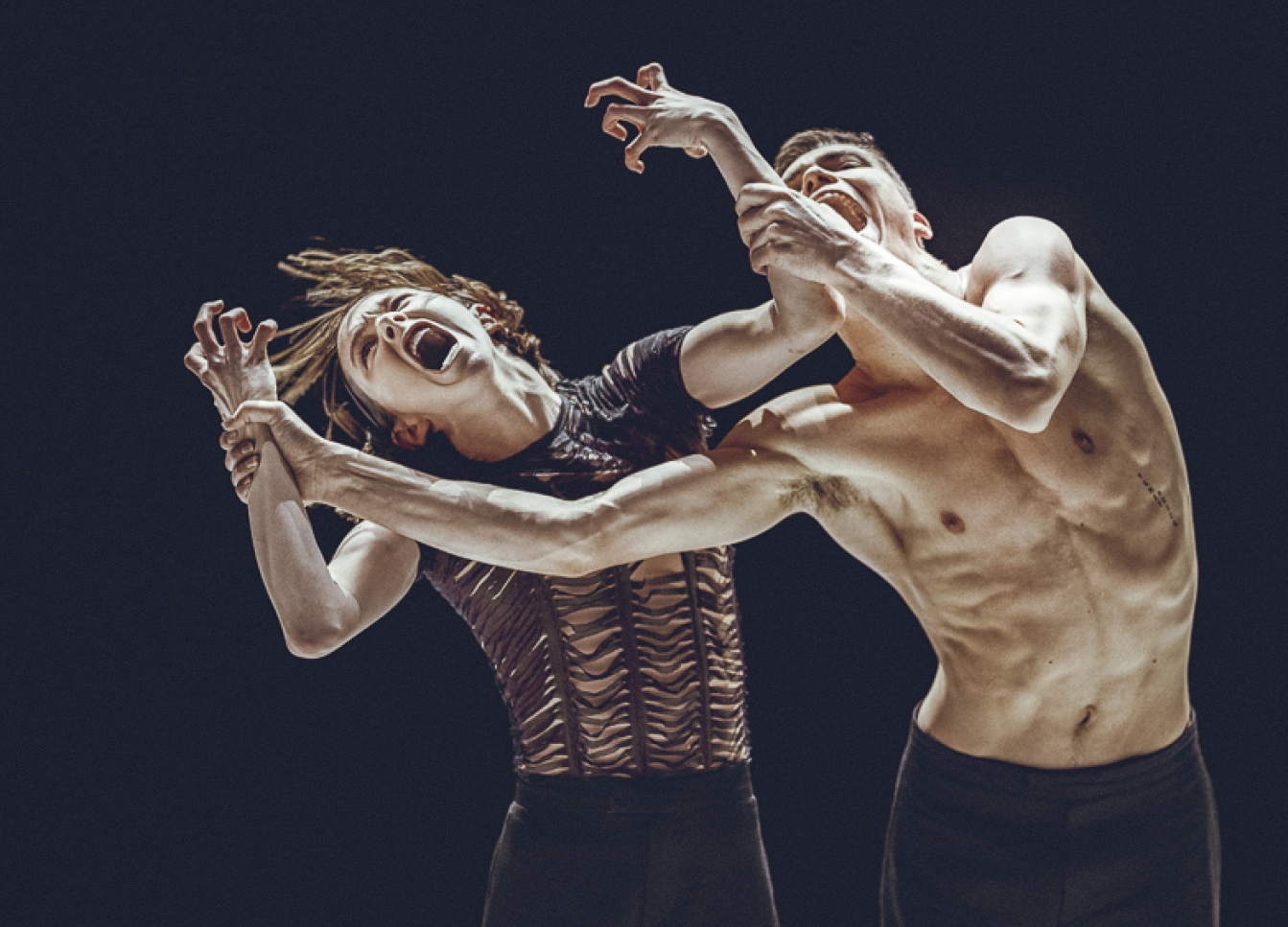 Nederlands Dans Theatre image of emotionally expressive dancers